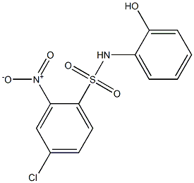 4-chloro-N-(2-hydroxyphenyl)-2-nitrobenzene-1-sulfonamide