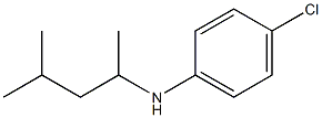 4-chloro-N-(4-methylpentan-2-yl)aniline