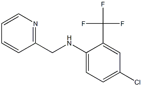 4-chloro-N-(pyridin-2-ylmethyl)-2-(trifluoromethyl)aniline|