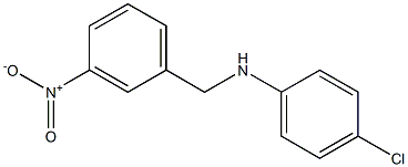 4-chloro-N-[(3-nitrophenyl)methyl]aniline