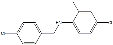  4-chloro-N-[(4-chlorophenyl)methyl]-2-methylaniline