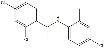 4-chloro-N-[1-(2,4-dichlorophenyl)ethyl]-2-methylaniline Structure