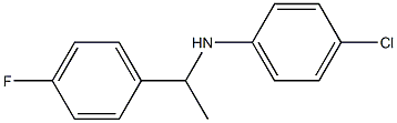 4-chloro-N-[1-(4-fluorophenyl)ethyl]aniline