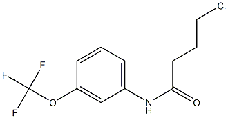 4-chloro-N-[3-(trifluoromethoxy)phenyl]butanamide|