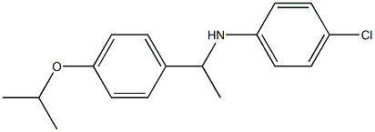 4-chloro-N-{1-[4-(propan-2-yloxy)phenyl]ethyl}aniline