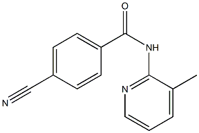  4-cyano-N-(3-methylpyridin-2-yl)benzamide