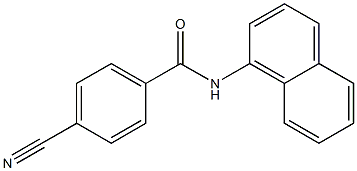 4-cyano-N-(naphthalen-1-yl)benzamide Structure