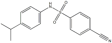 4-cyano-N-[4-(propan-2-yl)phenyl]benzene-1-sulfonamide