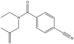 4-cyano-N-ethyl-N-(2-methylprop-2-enyl)benzamide