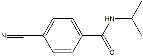 4-cyano-N-isopropylbenzamide Struktur