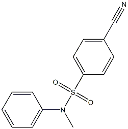 4-cyano-N-methyl-N-phenylbenzenesulfonamide