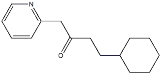 4-cyclohexyl-1-(pyridin-2-yl)butan-2-one 化学構造式