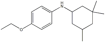 4-ethoxy-N-(3,3,5-trimethylcyclohexyl)aniline,,结构式