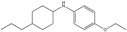 4-ethoxy-N-(4-propylcyclohexyl)aniline Struktur