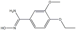 4-ethoxy-N'-hydroxy-3-methoxybenzenecarboximidamide Structure