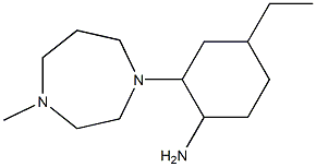 4-ethyl-2-(4-methyl-1,4-diazepan-1-yl)cyclohexan-1-amine
