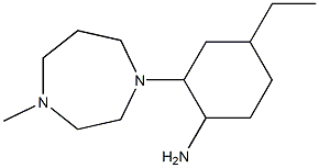 4-ethyl-2-(4-methyl-1,4-diazepan-1-yl)cyclohexan-1-amine Structure