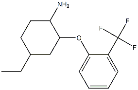 4-ethyl-2-[2-(trifluoromethyl)phenoxy]cyclohexan-1-amine|