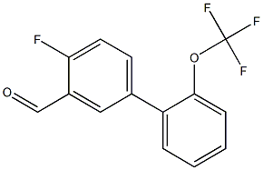4-fluoro-2'-(trifluoromethoxy)-1,1'-biphenyl-3-carbaldehyde