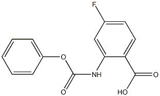 4-fluoro-2-[(phenoxycarbonyl)amino]benzoic acid|