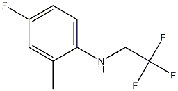  4-fluoro-2-methyl-N-(2,2,2-trifluoroethyl)aniline