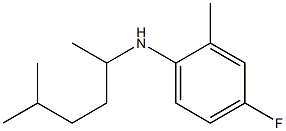 4-fluoro-2-methyl-N-(5-methylhexan-2-yl)aniline