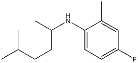  4-fluoro-2-methyl-N-(5-methylhexan-2-yl)aniline