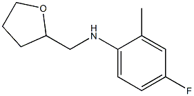 4-fluoro-2-methyl-N-(oxolan-2-ylmethyl)aniline