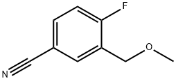 4-fluoro-3-(methoxymethyl)benzonitrile, 1017035-13-0, 结构式