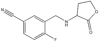  4-fluoro-3-{[(2-oxooxolan-3-yl)amino]methyl}benzonitrile