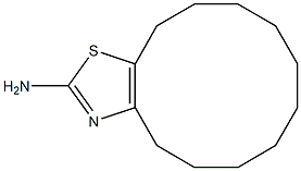4H,5H,6H,7H,8H,9H,10H,11H,12H,13H-cyclododeca[d][1,3]thiazol-2-amine 结构式