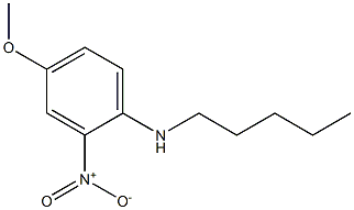 4-methoxy-2-nitro-N-pentylaniline Structure
