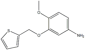 4-methoxy-3-(thien-2-ylmethoxy)aniline Structure