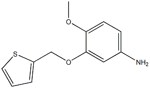 4-methoxy-3-(thien-2-ylmethoxy)aniline Struktur