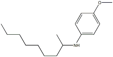 4-methoxy-N-(nonan-2-yl)aniline Struktur