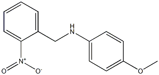 4-methoxy-N-[(2-nitrophenyl)methyl]aniline Structure