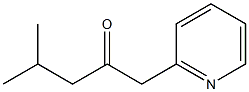 4-methyl-1-(pyridin-2-yl)pentan-2-one 结构式