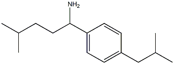 4-methyl-1-[4-(2-methylpropyl)phenyl]pentan-1-amine