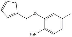 4-methyl-2-(thien-2-ylmethoxy)aniline Struktur