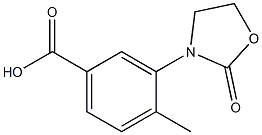  4-methyl-3-(2-oxo-1,3-oxazolidin-3-yl)benzoic acid