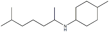 4-methyl-N-(6-methylheptan-2-yl)cyclohexan-1-amine,,结构式