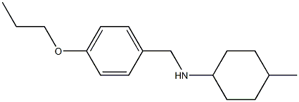 4-methyl-N-[(4-propoxyphenyl)methyl]cyclohexan-1-amine Structure