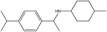 4-methyl-N-{1-[4-(propan-2-yl)phenyl]ethyl}cyclohexan-1-amine,,结构式