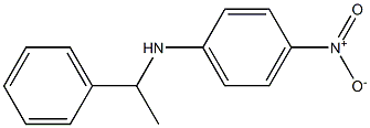 4-nitro-N-(1-phenylethyl)aniline 化学構造式