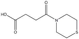 4-oxo-4-(thiomorpholin-4-yl)butanoic acid Struktur