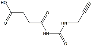 4-oxo-4-[(prop-2-yn-1-ylcarbamoyl)amino]butanoic acid