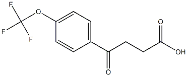 4-oxo-4-[4-(trifluoromethoxy)phenyl]butanoic acid 结构式