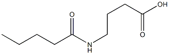 4-pentanamidobutanoic acid Structure