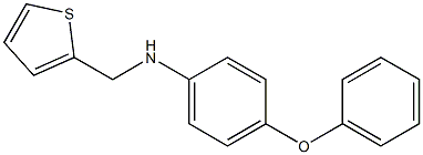 4-phenoxy-N-(thiophen-2-ylmethyl)aniline Structure