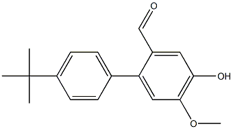 4'-tert-butyl-4-hydroxy-5-methoxy-1,1'-biphenyl-2-carbaldehyde|